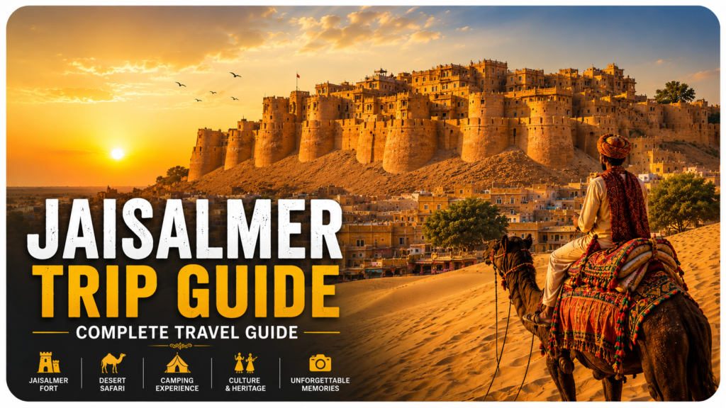 🏜️ Jaisalmer Trip with Rapture Holiday